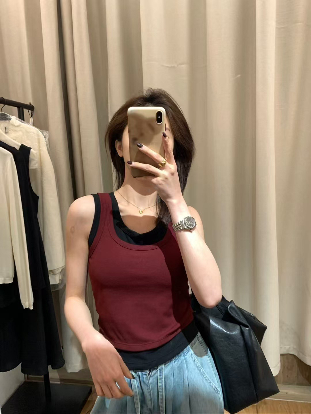 假兩件背心（帶胸墊）4