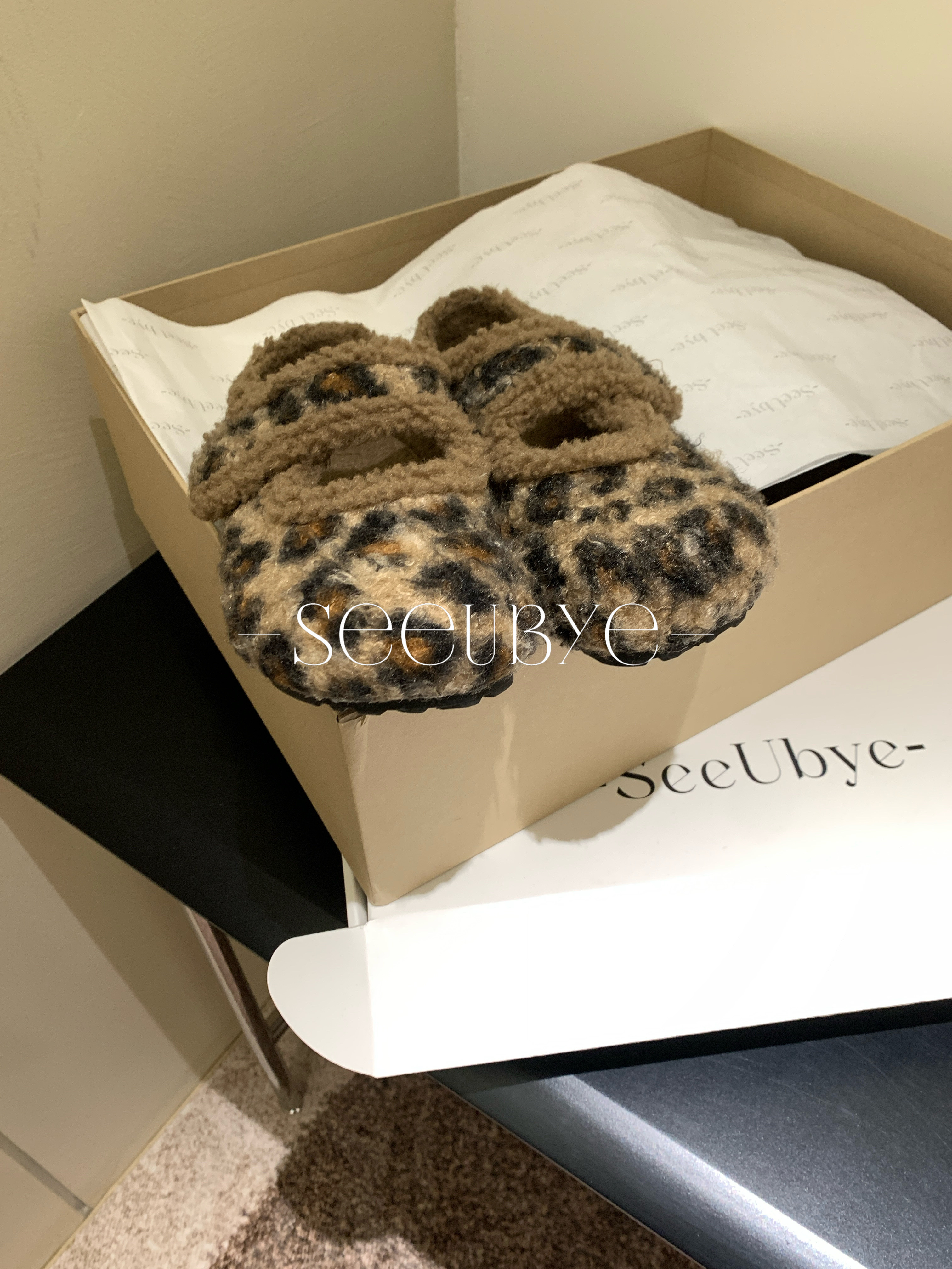 Leopard豹紋奶奶鞋1