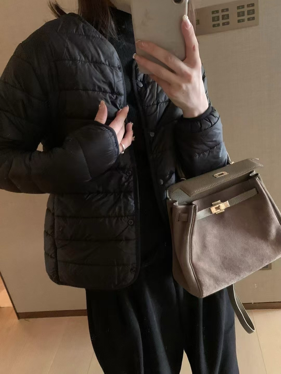 100%棉羊毛內膽外套6