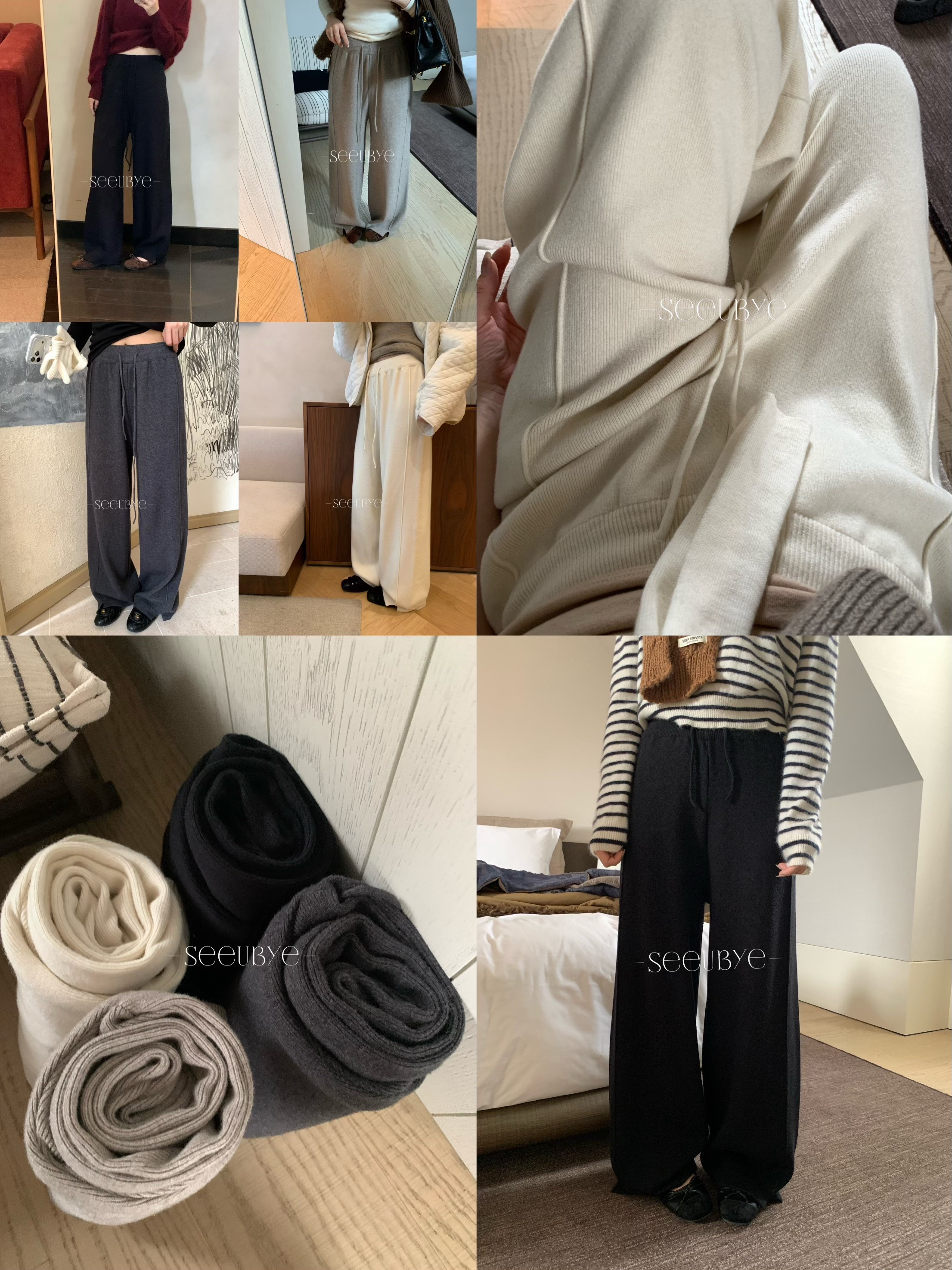 山本羊絨褲（四色）4