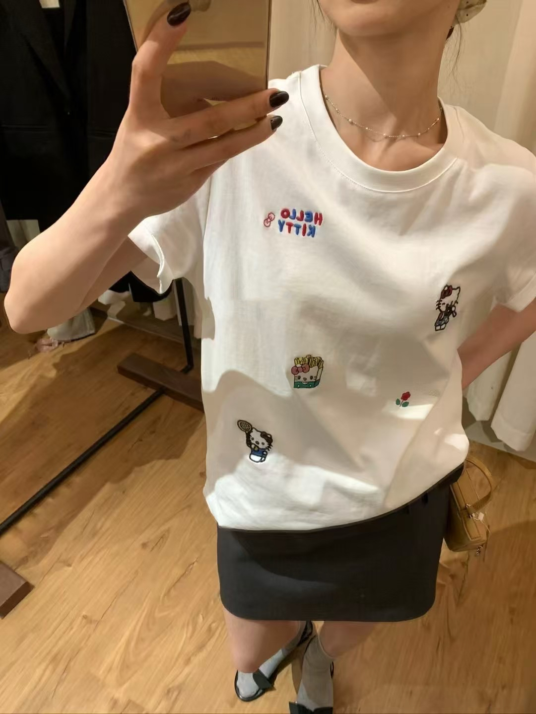 Hello kitty純棉tee5