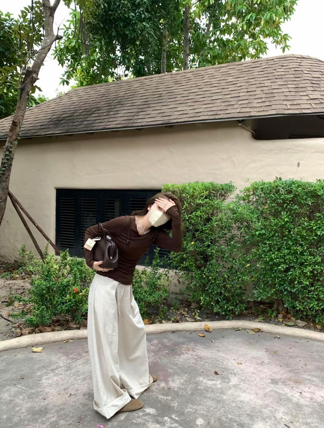 韓代假兩件上衣2