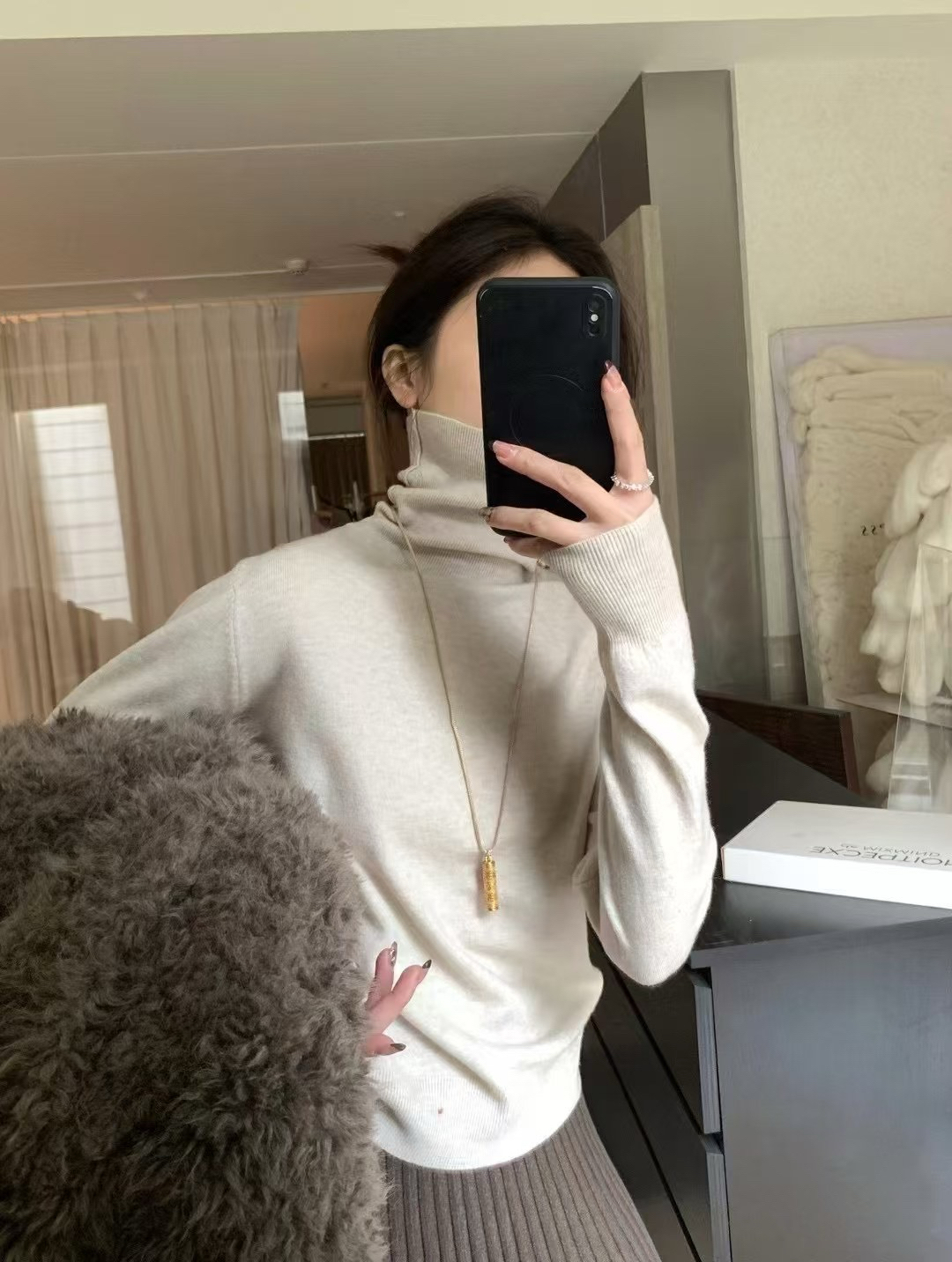 七色發熱高領毛衫13