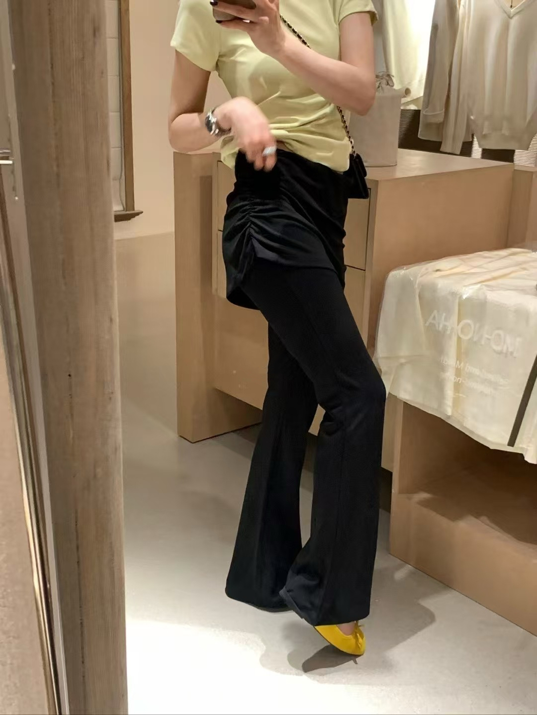 8色！skim*正肩紙片tee16