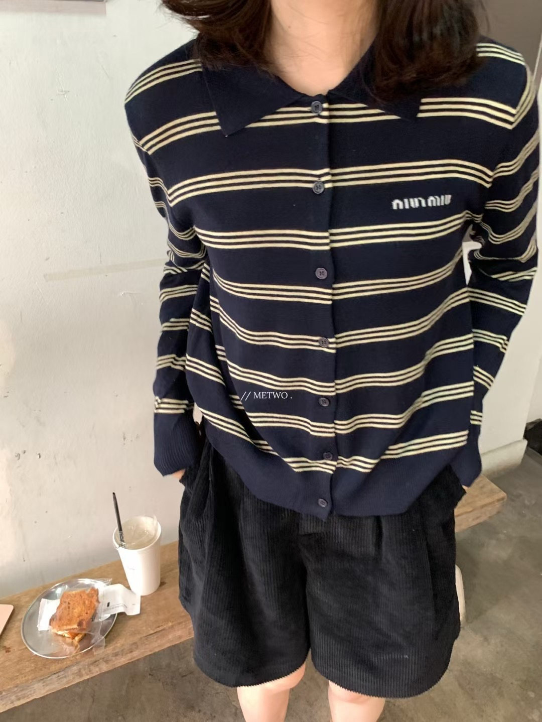 miumiu條紋polo針織4