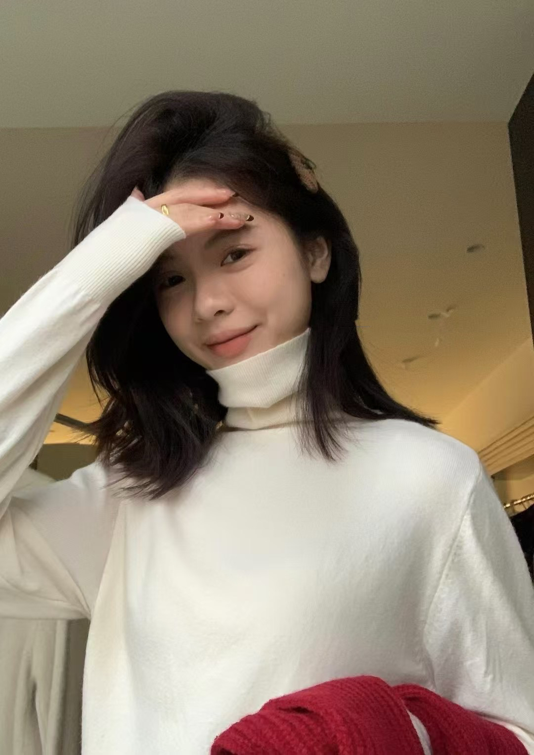 七色發熱高領毛衫1