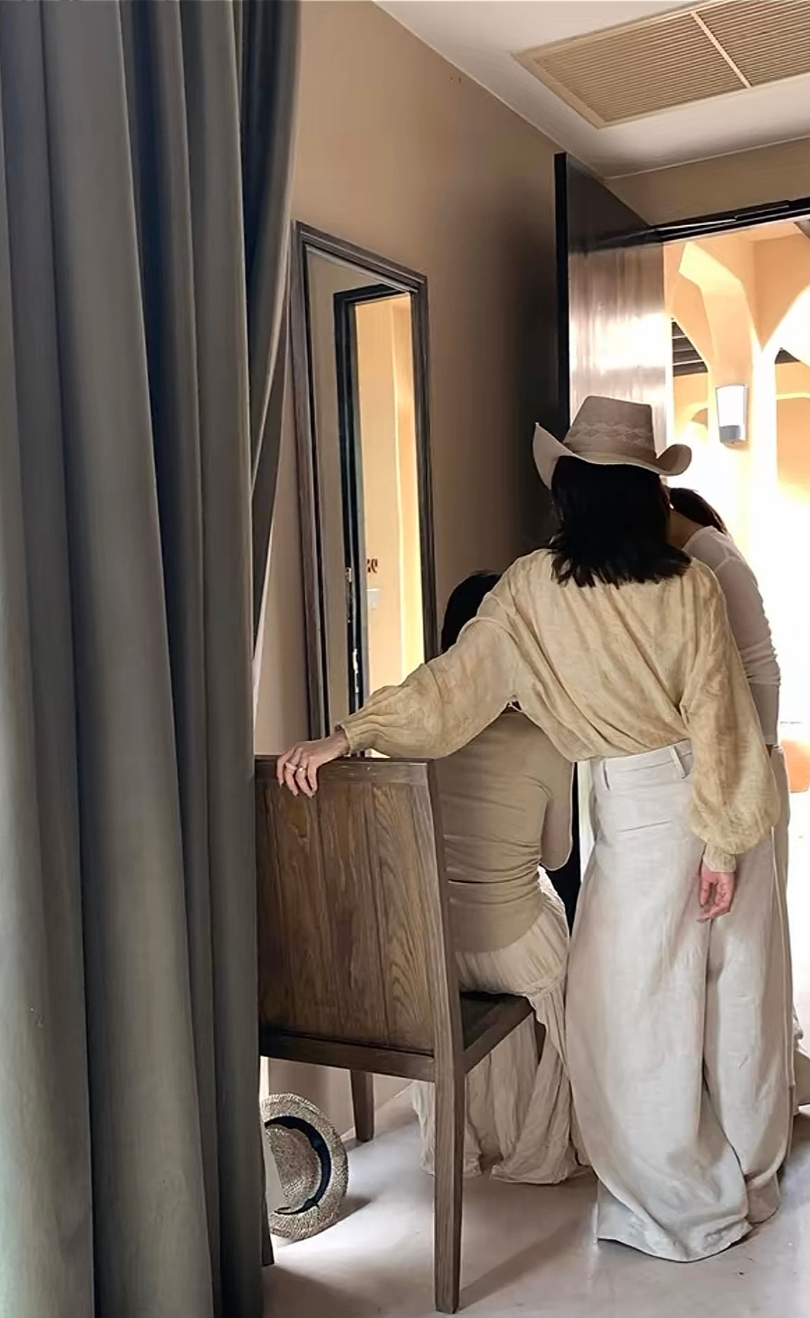 高品質鬆弛麻褲2