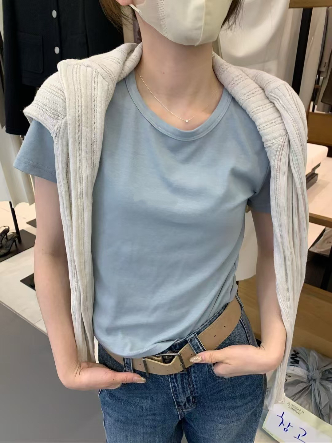 含56％天絲棉 瘦瘦tee18