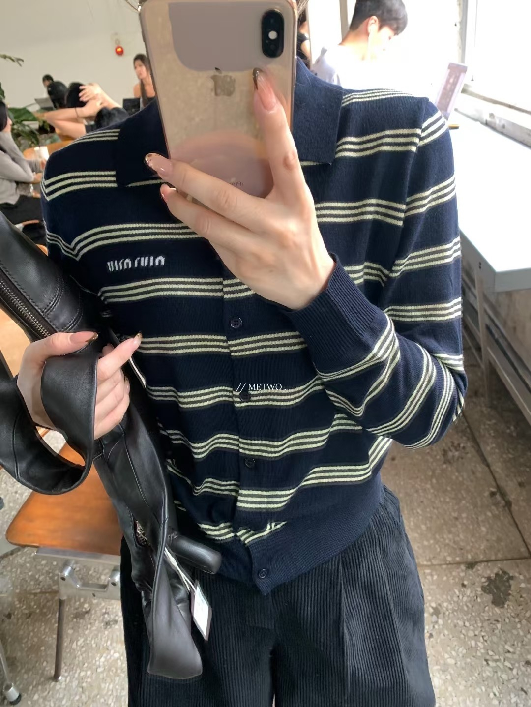 miumiu條紋polo針織3