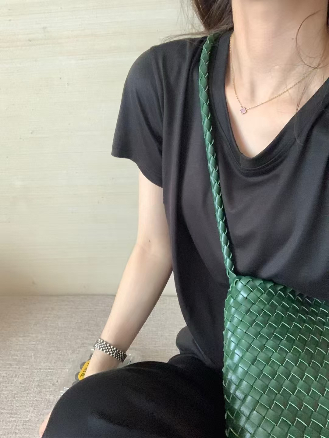 高級料！4色珠光tee10