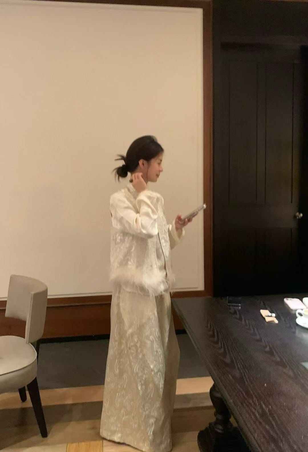 水貂毛人絲襯衫4