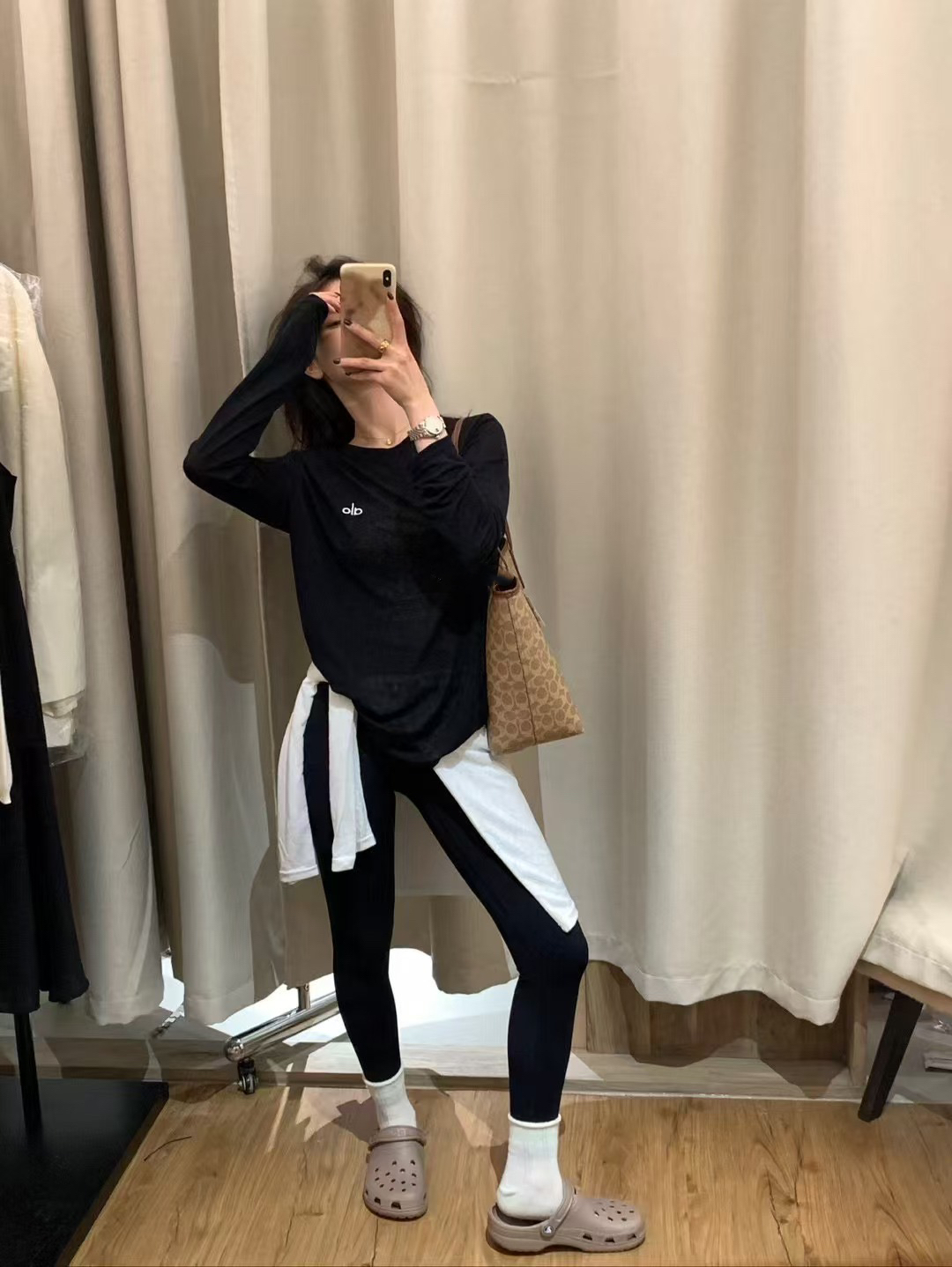 帶防曬瑜伽褲13