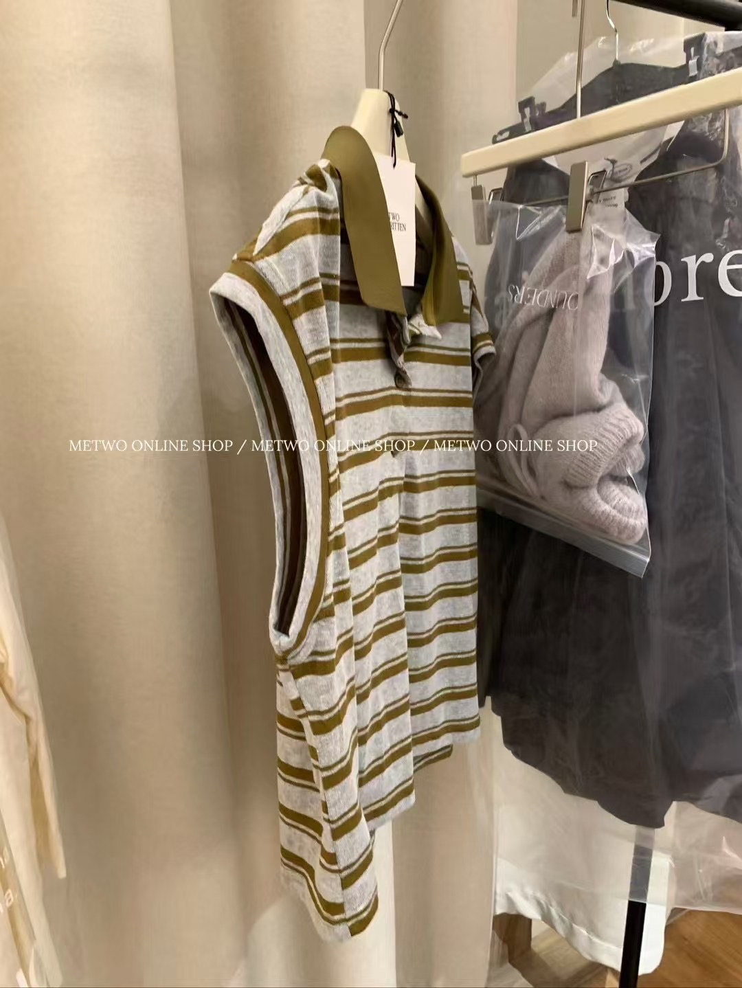 舒適主義條紋polo上衣8