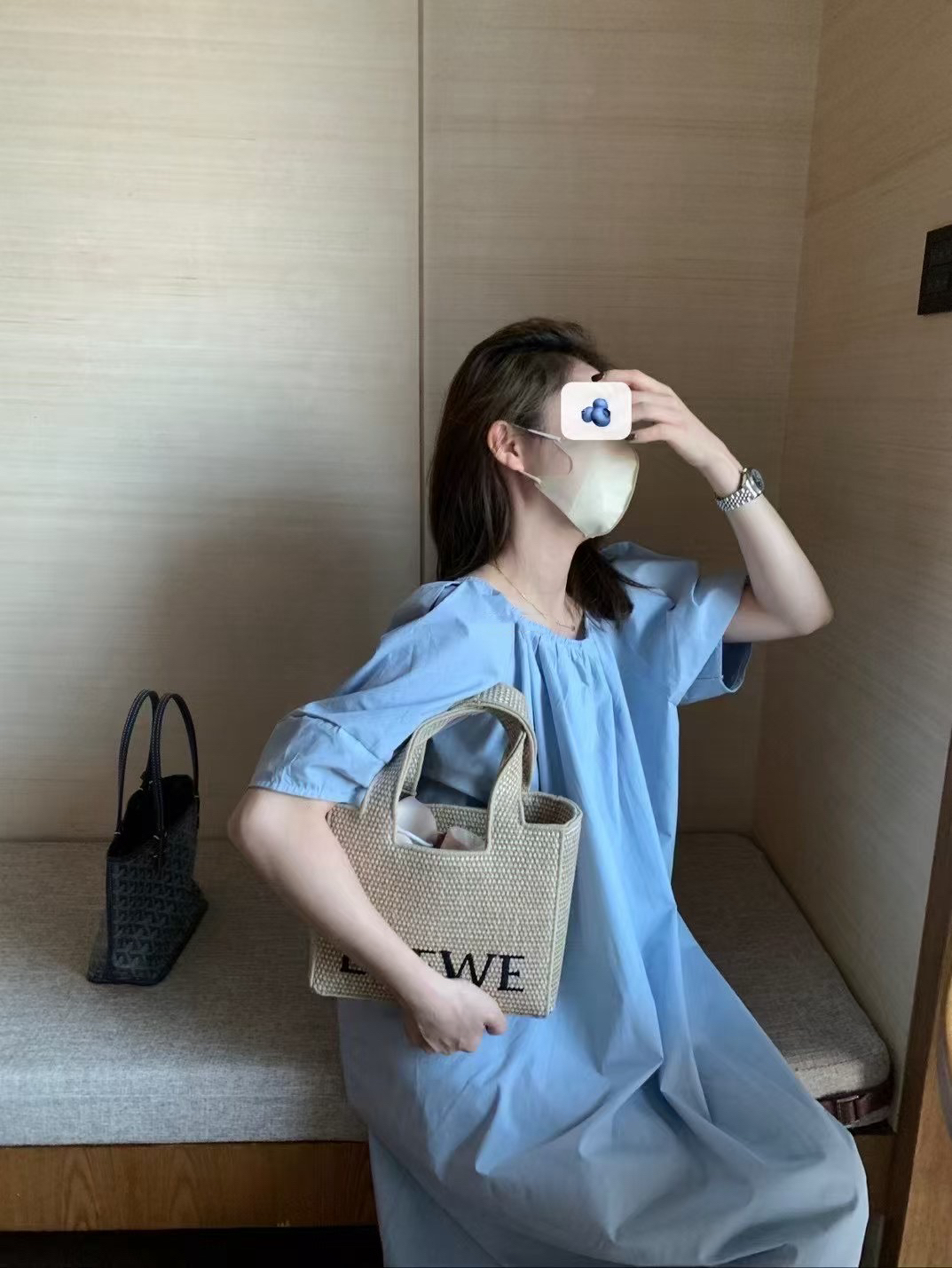 韓代露背連衣裙19