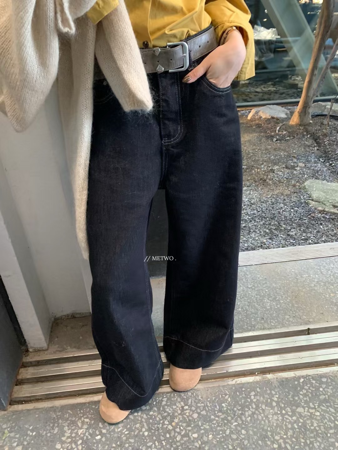 黑牛仔褲（配送腰帶）1