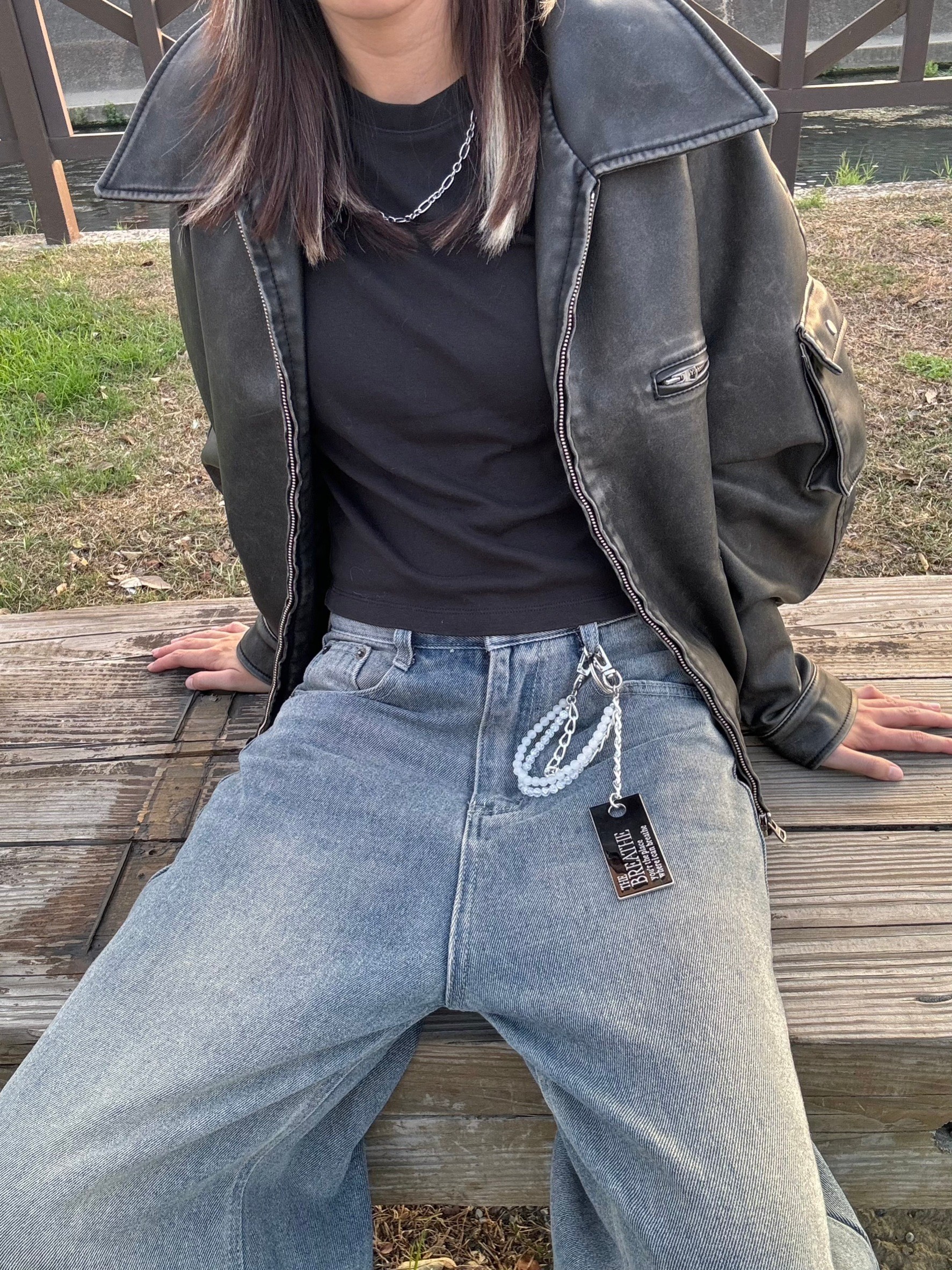 韓國選品｜誰穿誰帥真皮外套2