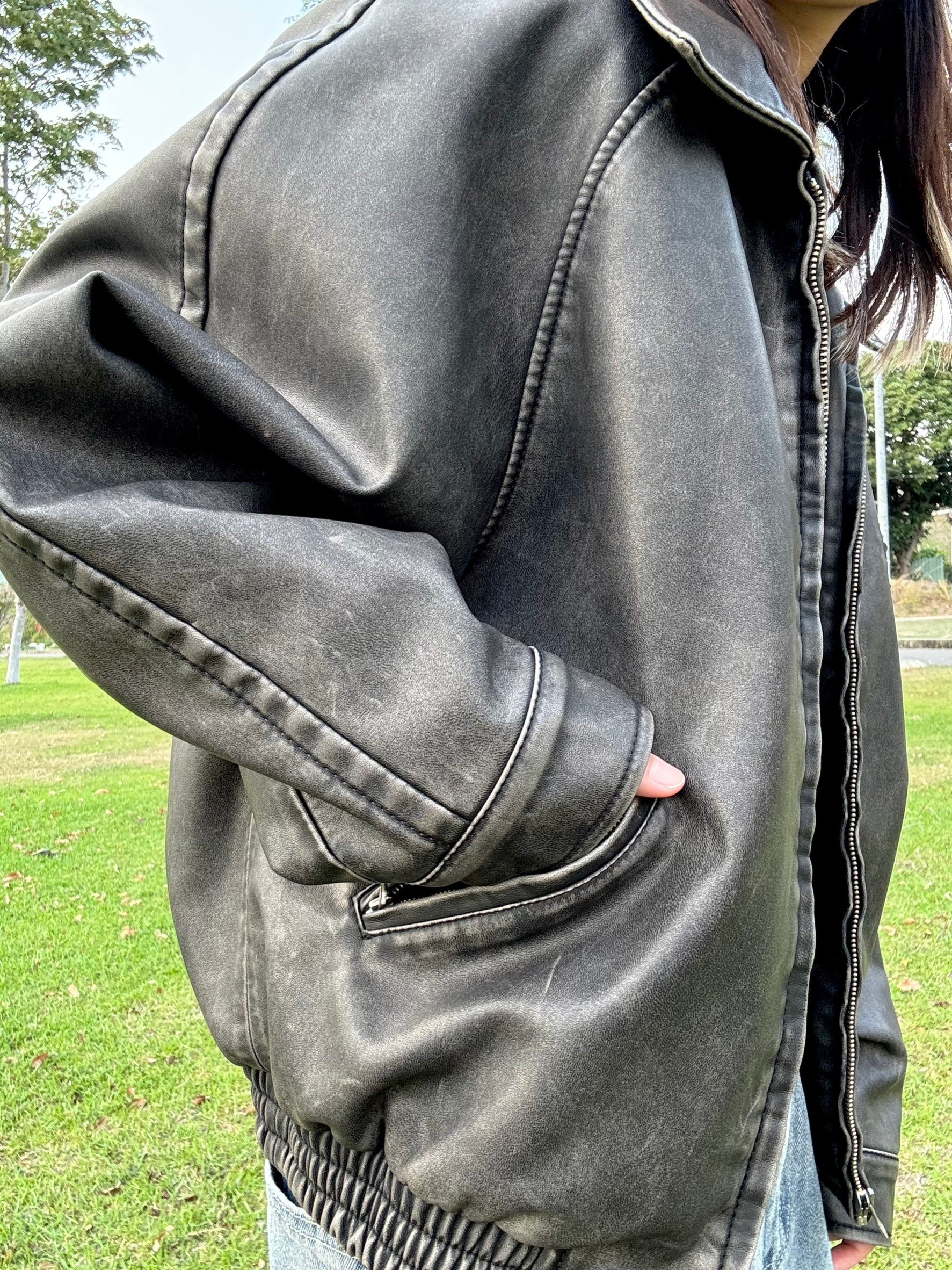 韓國選品｜誰穿誰帥真皮外套3