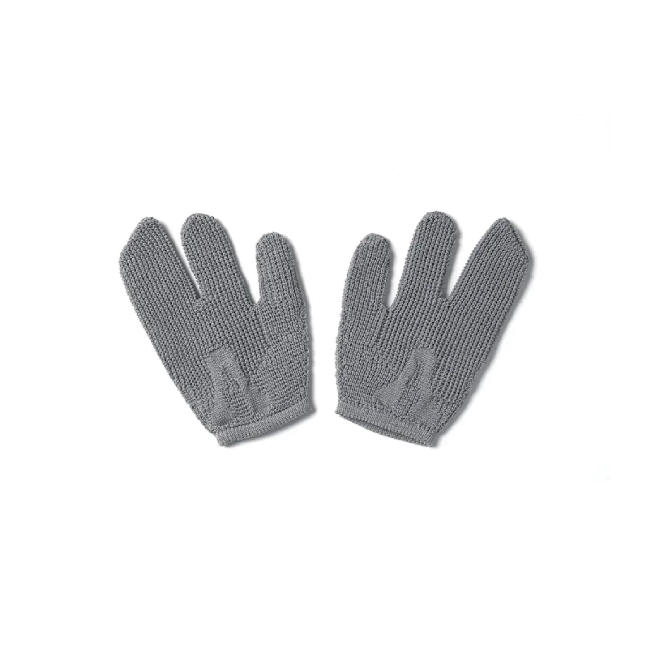 nozzle quiz WHOLEGARMNET Tabi gloves 手套 三指手套 針織 黑色 黎明藍6