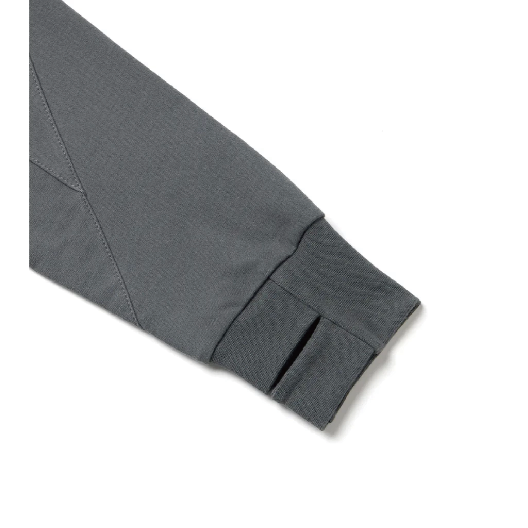 nozzle quiz Solid Football L/S Tee 足球上衣 長袖 異材質拼接 鐵灰 黑色 男女款8