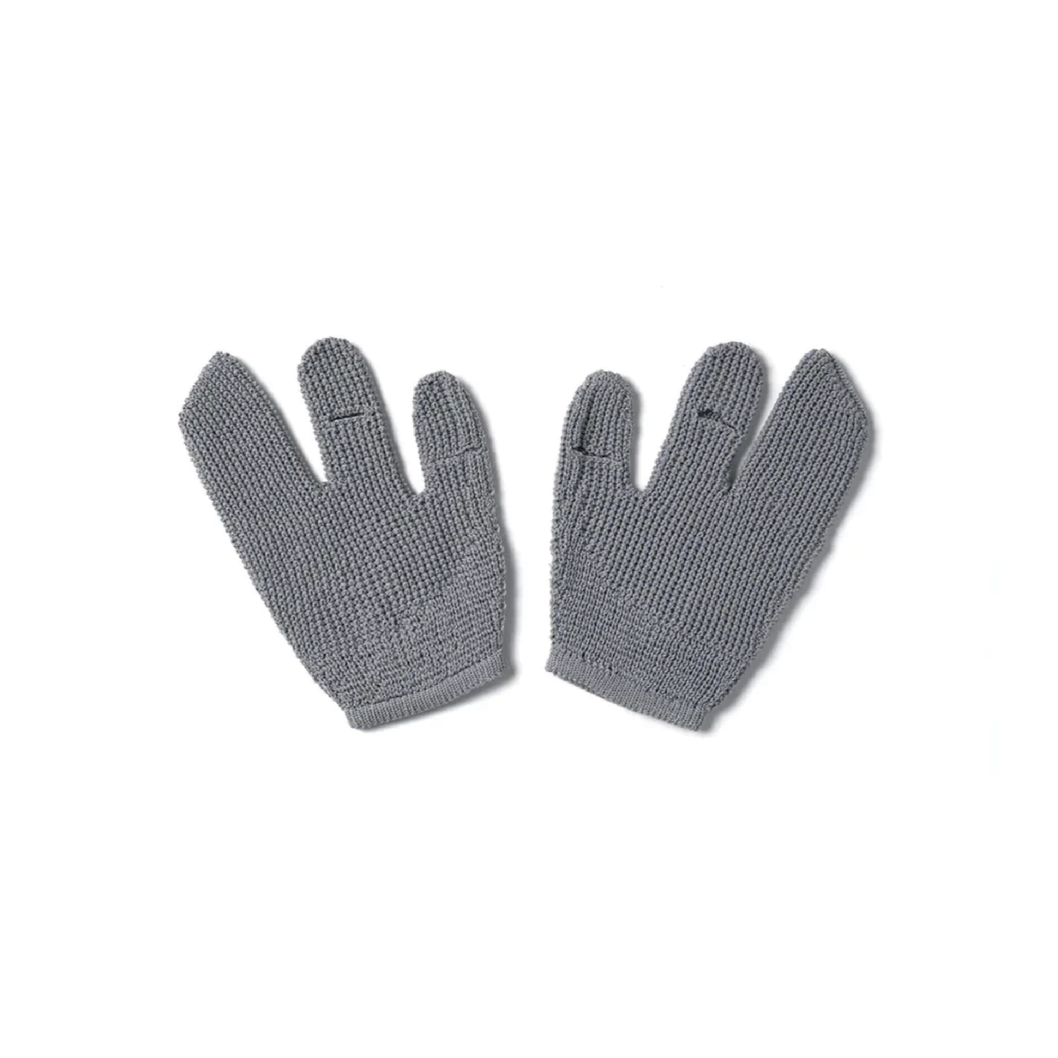 nozzle quiz WHOLEGARMNET Tabi gloves 手套 三指手套 針織 黑色 黎明藍7