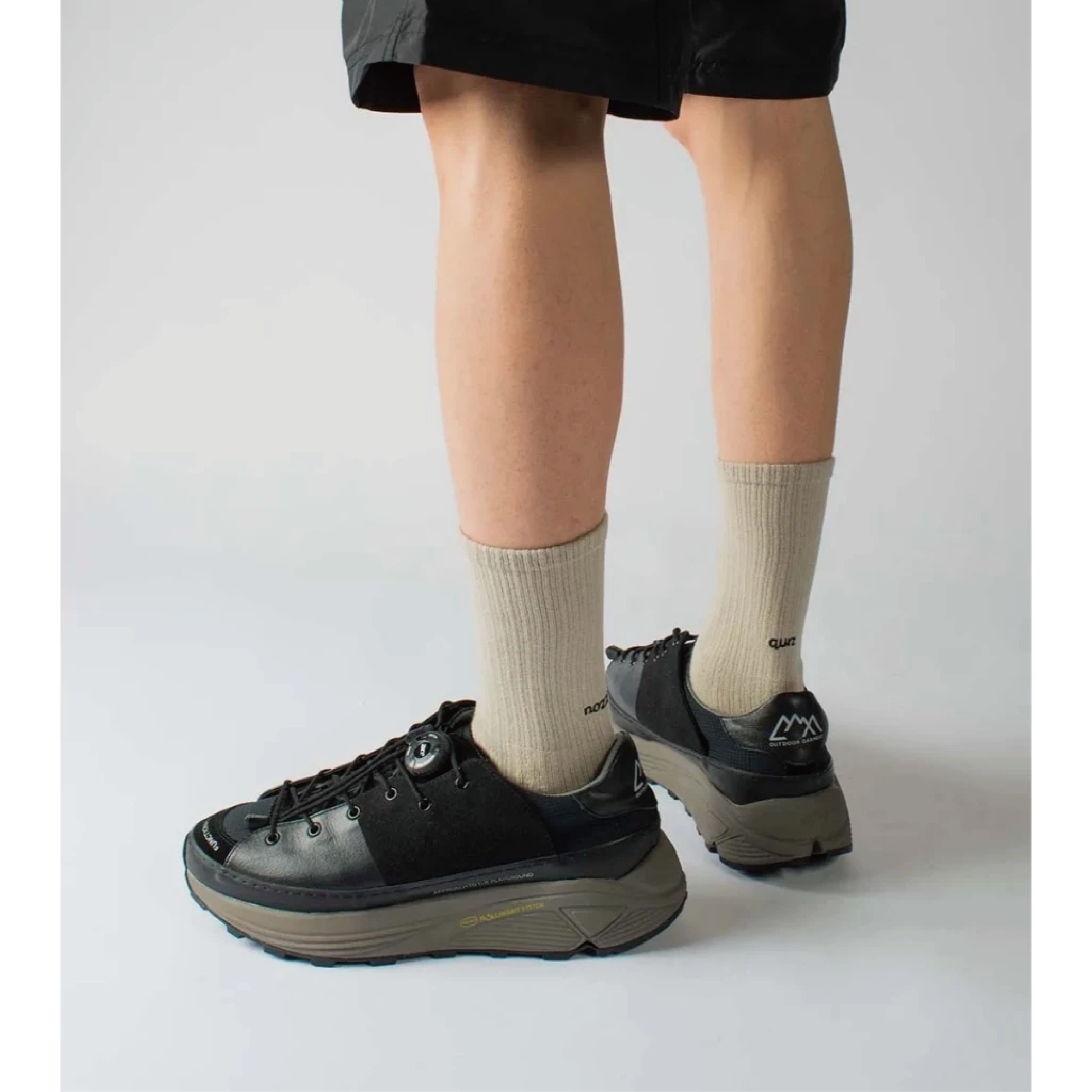 nozzle quiz Essential Crew 運動休閒襪 黑 白 米 基本款 男女尺寸 23-28 cm 襪子5