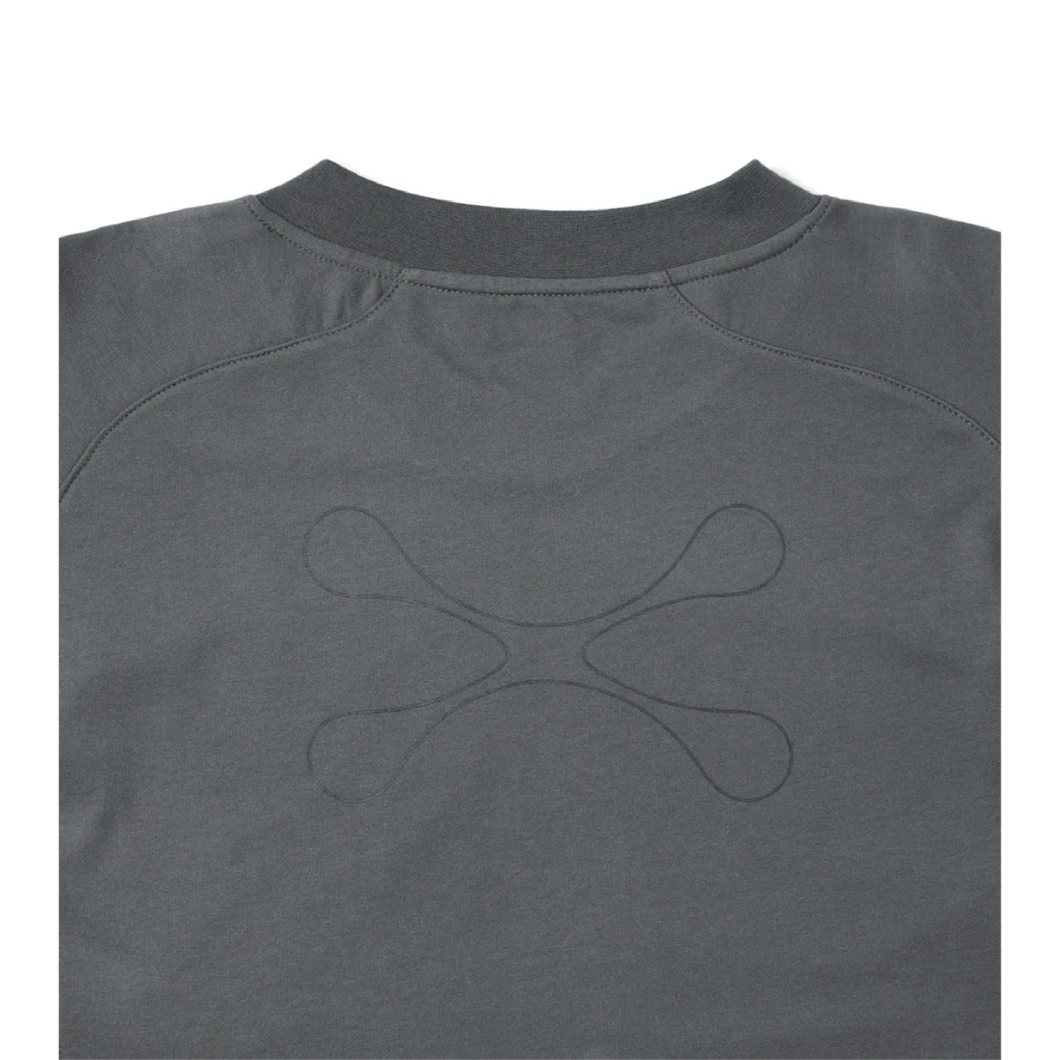 nozzle quiz Solid Football L/S Tee 足球上衣 長袖 異材質拼接 鐵灰 黑色 男女款7