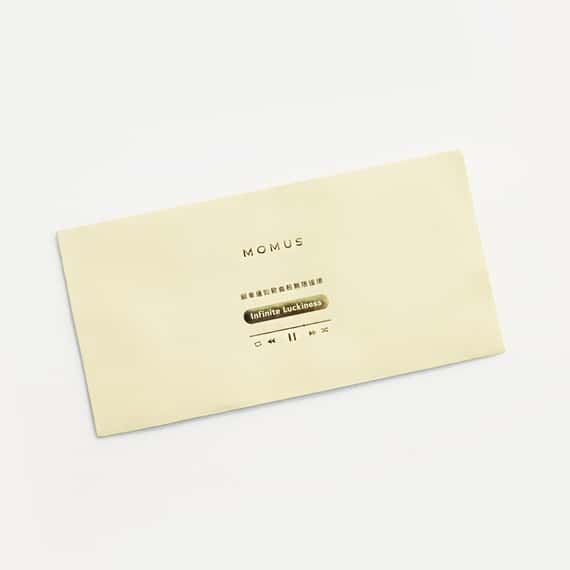 MOMUS 品牌燙金西式紅包袋