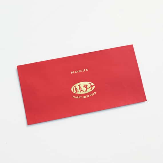 MOMUS 品牌燙金西式紅包袋