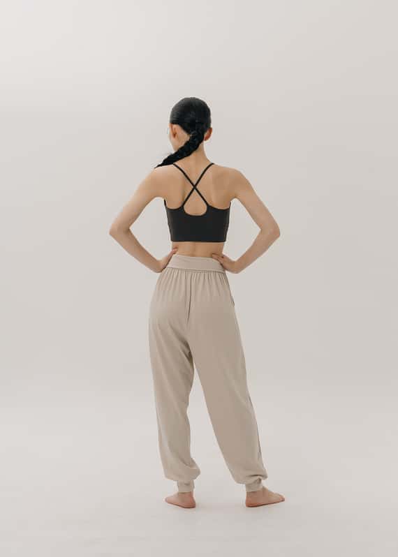 【6色】Sohamsoham 瑜珈抽皺造型胸墊短背心 木炭灰 SOH002CHC