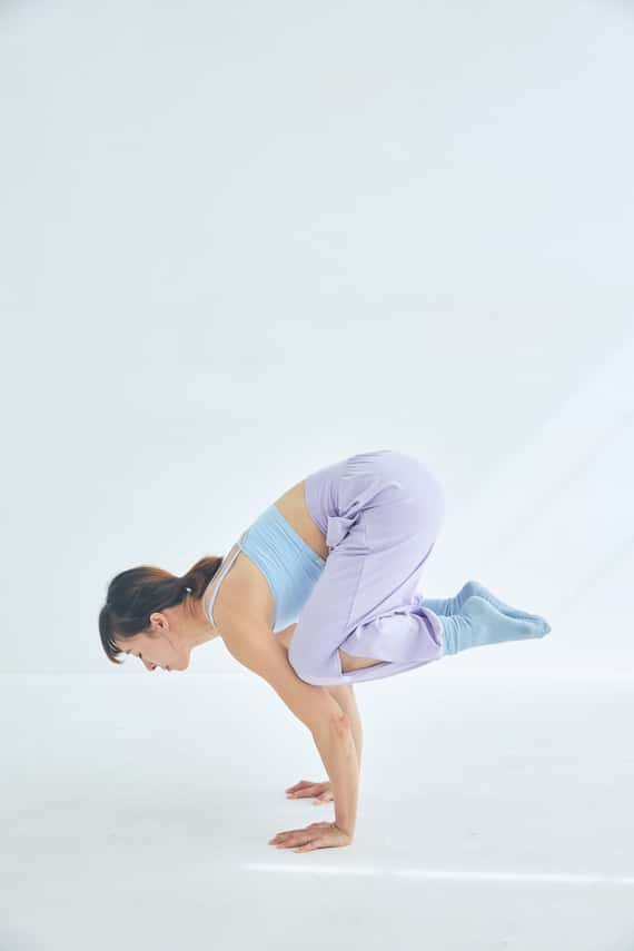 Happy yogi studio 瑜珈側開岔束腳寬褲 薰衣草紫 HYS002LAV