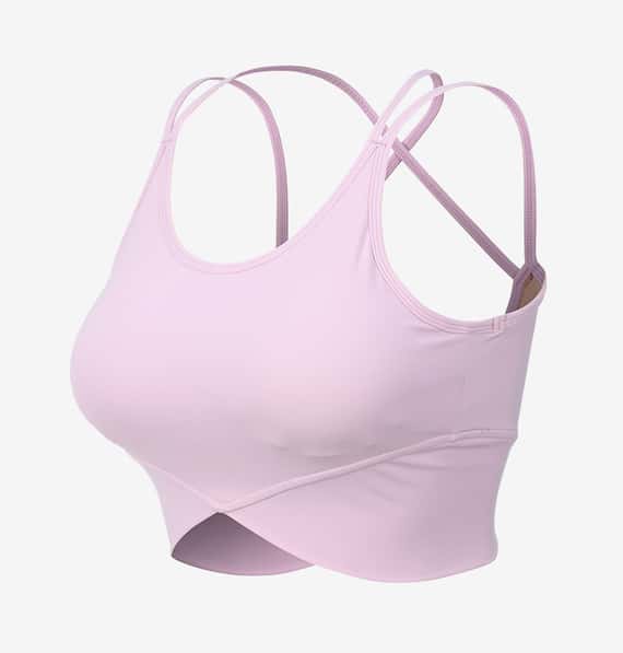 Conchwear 雙肩帶瑜珈內衣 淺粉紅 CON074PNK