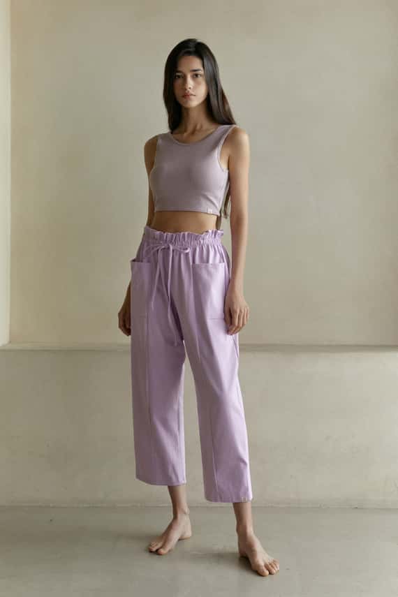 【熱銷補貨】Dhyani 修習瑜珈胸墊短背心 薰衣草紫 CON016LAV