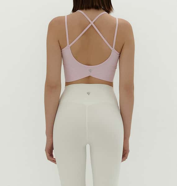 Conchwear 雙肩帶瑜珈內衣 淺粉紅 CON074PNK