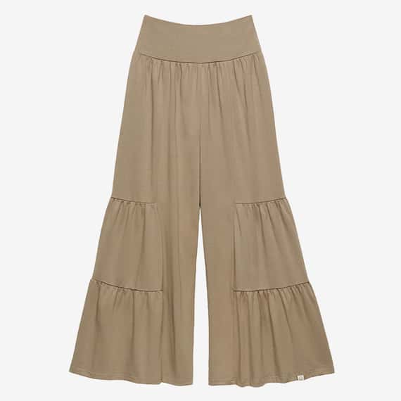 【熱銷補貨】Dhyani 瑜珈蛋糕闊腿褲 核桃棕 CON071BRN