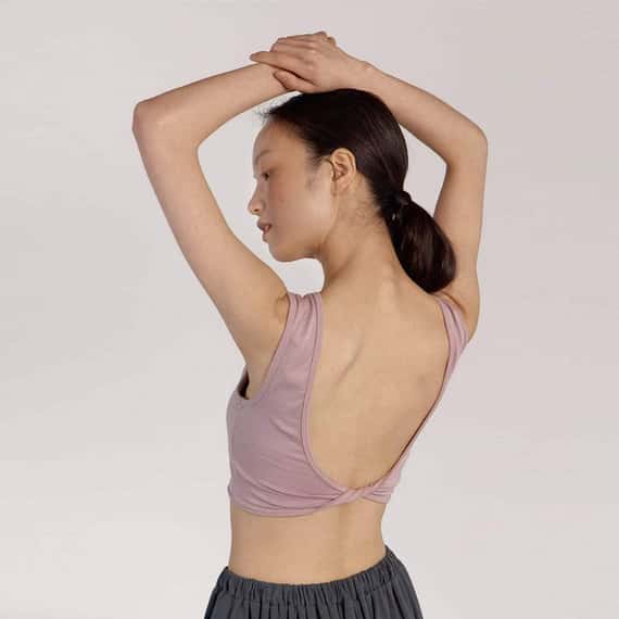 【熱銷補貨】Dhyani 修習瑜珈胸墊短背心 薰衣草紫 CON016LAV