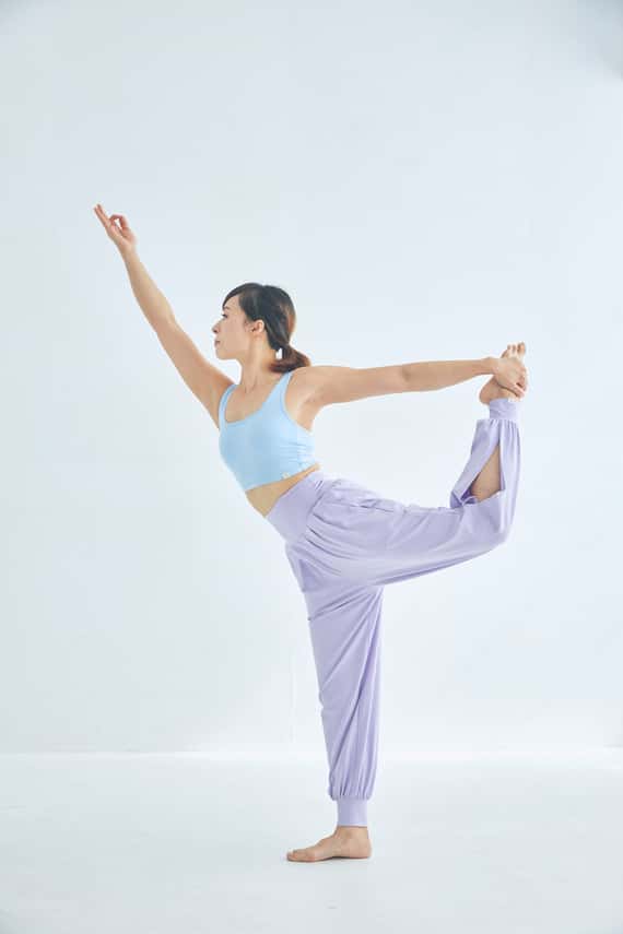 Happy yogi studio 瑜珈側開岔束腳寬褲 薰衣草紫 HYS002LAV