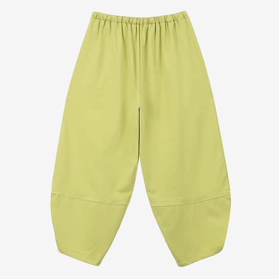 【熱銷補貨】Dhyani 瑜珈闊腿款收腳寬褲 檸檬黃 CON059YEL