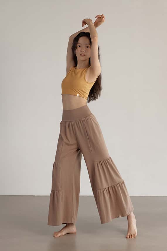 【熱銷補貨】Dhyani 修習瑜珈胸墊短背心 起司黃 CON016YEL