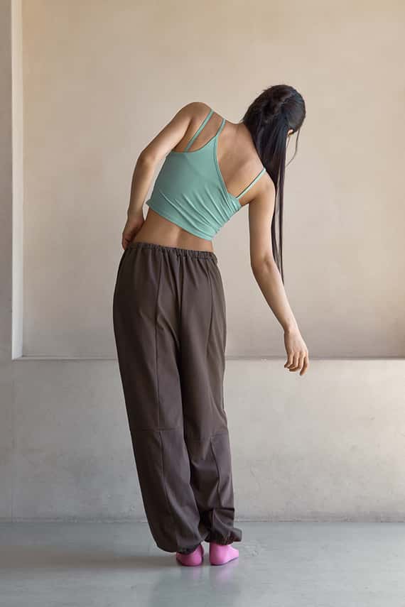 【熱銷補貨】Dhyani 悠閒漫步束腳褲 棕色 CON082BRN 男女通穿