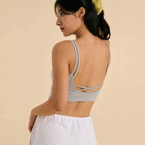 Dhyani 光輝瑜珈內衣 淺灰色 CON126GRY