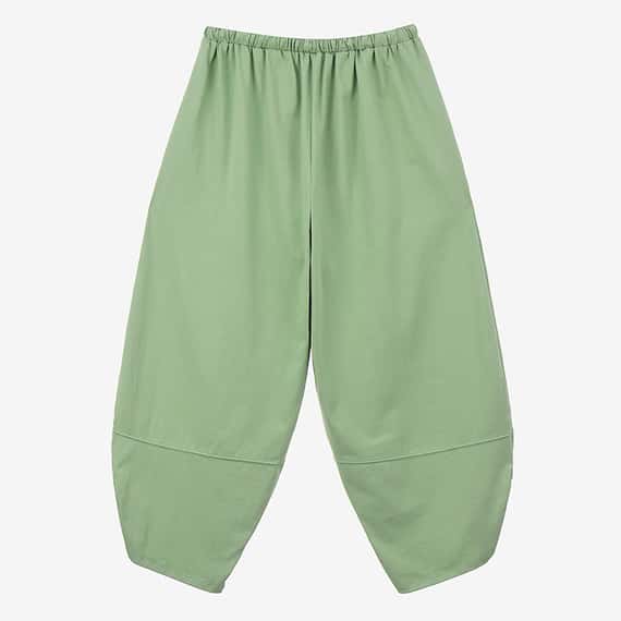 【熱銷補貨】Dhyani 瑜珈闊腿款收腳寬褲 湖水綠 CON059GRN