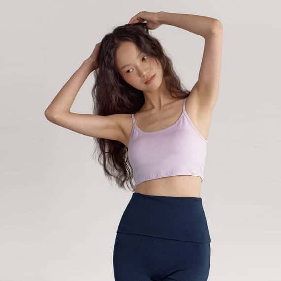 【熱銷補貨】Dhyani 扭結瑜珈內衣 薰衣草紫 CON087PUR