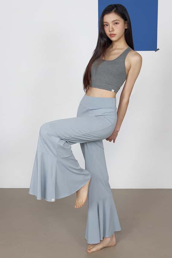 Dhyani 和諧靴型闊腿寬褲 天空藍 CON111BLU