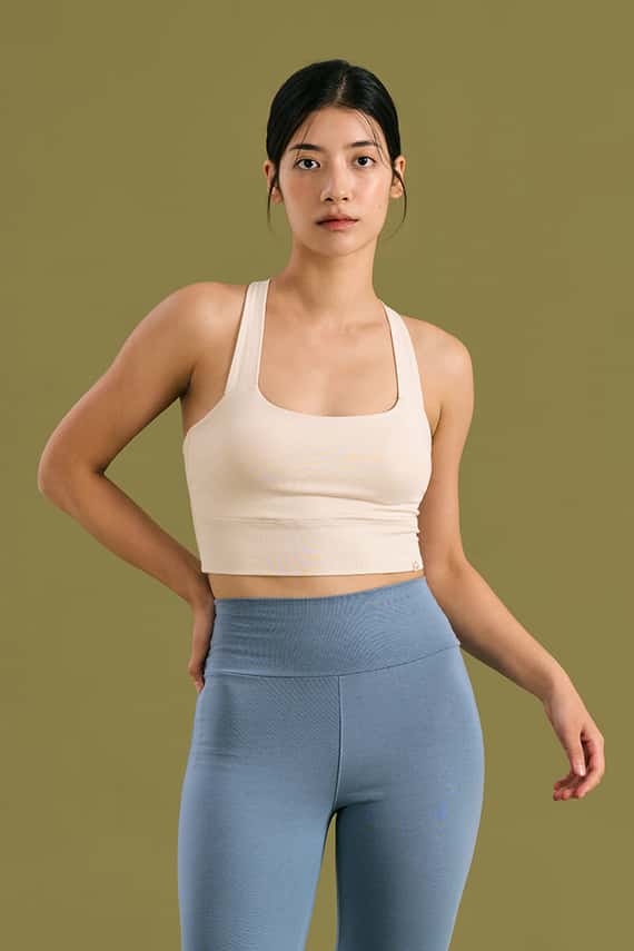 Dhyani 月光瑜珈扭結內衣 象牙白 CON128IVY