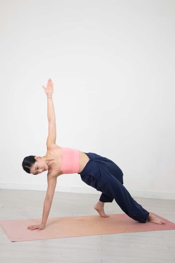 【2色】Sohamsoham 瑜珈扭結直筒收腳褲 海軍藍 SOH004NAV