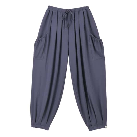 Dhyani 雲朵束腳燈籠寬褲 海洋紫 CON131PUR