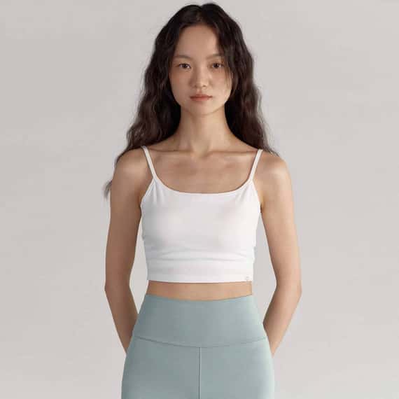 【熱銷補貨】Dhyani 瑜珈美背運動內衣 白色 CON045WHT