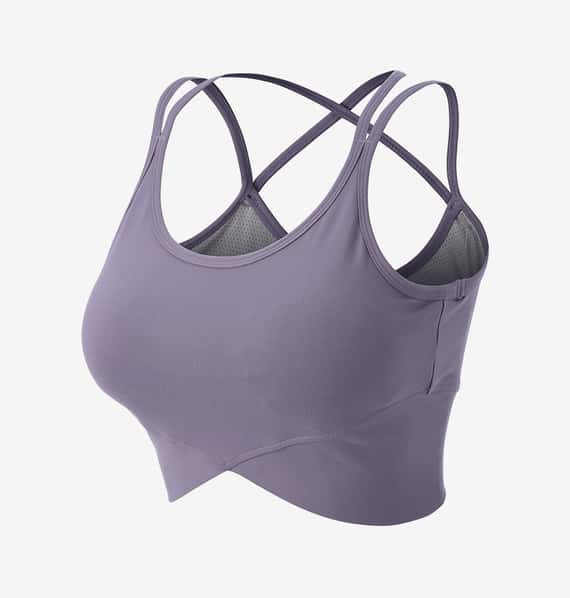 Conchwear 雙肩帶瑜珈內衣 紫色 CON074PUR