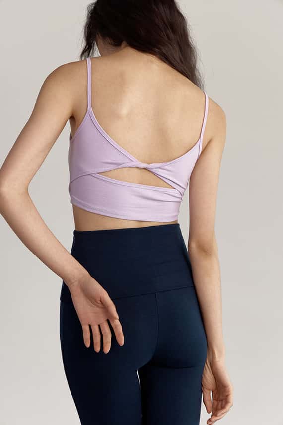 【熱銷補貨】Dhyani 扭結瑜珈內衣 薰衣草紫 CON087PUR