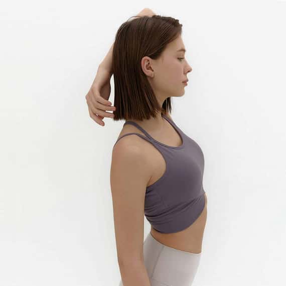 Conchwear 雙肩帶瑜珈內衣 紫色 CON074PUR